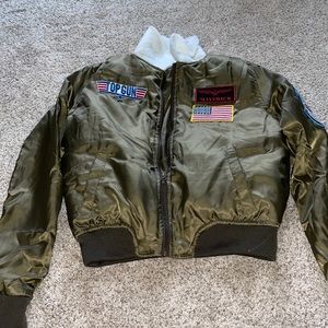 Hallow women top gun jacket
